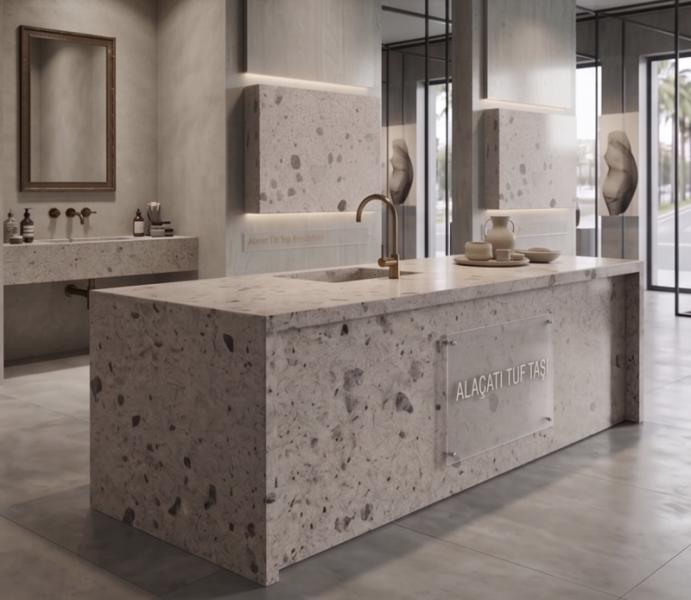 Alaçatı Tüf Taşı Düz Rölyef detay 2